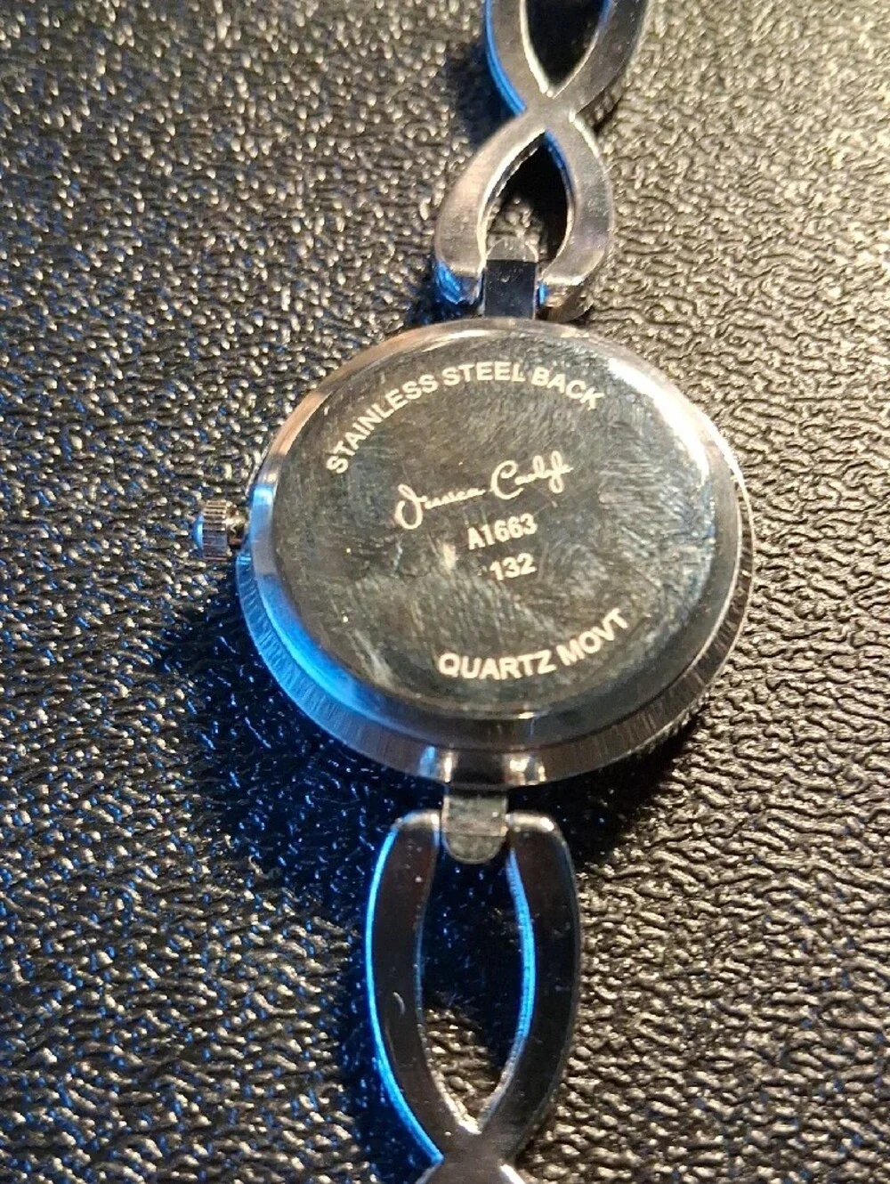 Silver Crystal Accent Womens Watch
